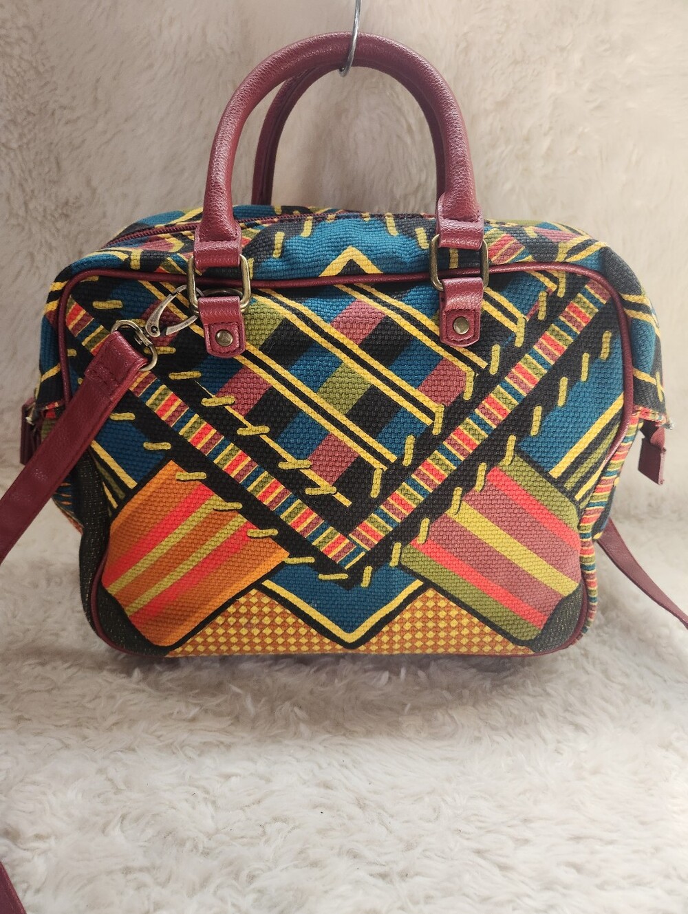 Disney Parks Mary Poppins Returns Woven Tapestry Carpet Bag Crossbody Satchel - Picture 2 of 13